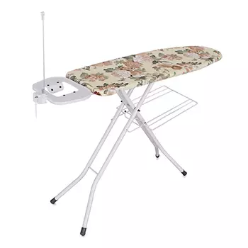 Доска гладильная"Капитоль",мет,38х120см,до90см,подставка,полка д/белья,подрукавник,удлин.1,5м,211101