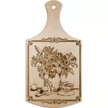 Доска разделочная деревянная Классик-2, 35х18,5х0,8 см