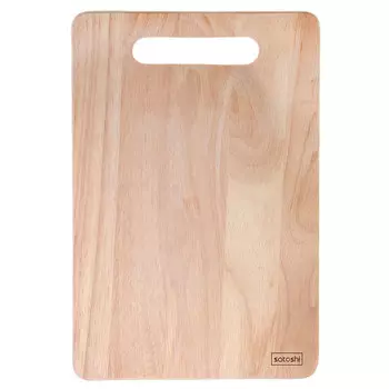 Доска разделочная деревянная SATOSHI, гевея, 30х20х1 см