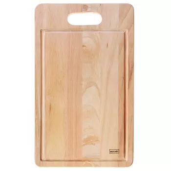 Доска разделочная деревянная SATOSHI, гевея, 43х26х1,5 см