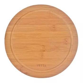 Доска разделочная деревянная VETTA Гринвуд, бамбук, d.23 см