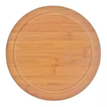 Доска разделочная деревянная VETTA Гринвуд, бамбук, d.23 см