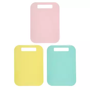 Доска разделочная гибкая, пластик, 29x21 см, 3 цвета