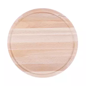 Доска разделочная с кровостоком d24x12мм, бук