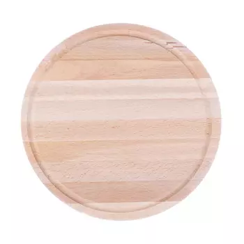 Доска разделочная с кровостоком d24x12мм, бук