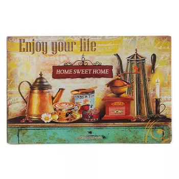 Доска разделочная стеклянная VETTA Кофе, 20х30х0,4 см