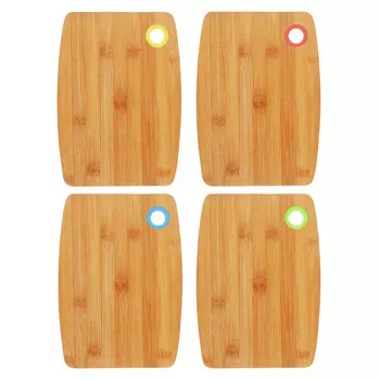 Доска разделочная VETTA, 28х20х1 см, бамбук/силикон