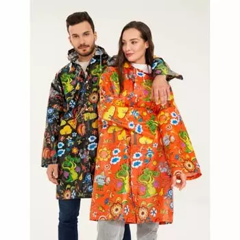 Дождевик-плащ на кнопках 100х70см, EVA, 80 мкр Вселенная BY