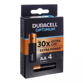 DURACELL OPTI Батарейки 4шт, тип AA, BL
