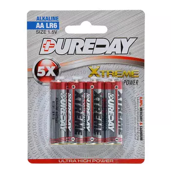 Dureday Xtream Батарейки 4шт, тип AA, щелочная, BL