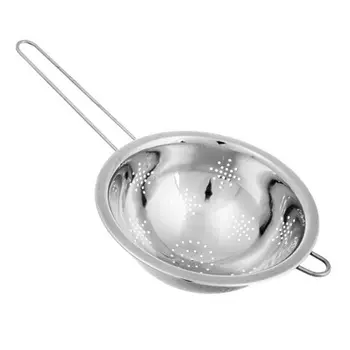 Дуршлаг с ручкой, сталь, 22см, VETTA