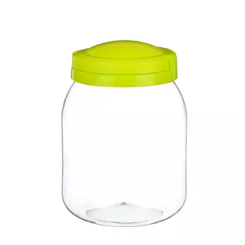 Емкость для хранения 2 л "Сфера", ПЭТ, лайм