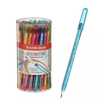 Erich Krause Карандаш сегментный "Карамель", 1,5мм, HB, пластик, 44966