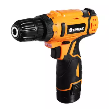 ЕРМАК Дрель-шуруповерт аккум. ДША-12 /Li-On /12 В /1,3А*ч /0-550 об/мин /15 Н*м/1 аккум /коробка.