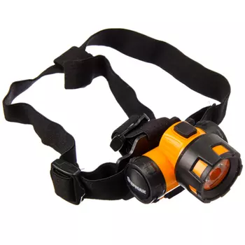 ЕРМАК Фонарь налобный 1LEDх1Вт, 6,8x5x3см, пит.3xААА, 6617