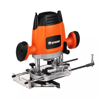 ЕРМАК Фрезерная машина, электрическая (фрезер двуручный) 1200Вт, глуб.рез 35 мм, цанг.патрон 6/8 мм.