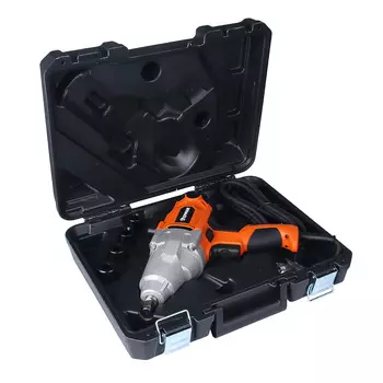 ЕРМАК Гайковерт сетевой ударный 1100Вт, 350 Н*м, патрон квадрат 1/2, кейс, головки 17,19, 21, 22 мм