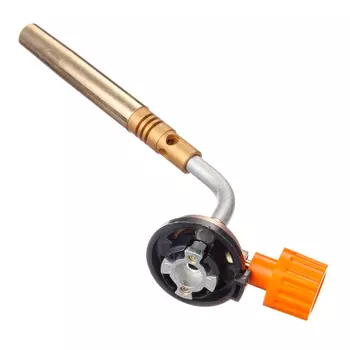 ЕРМАК Горелка газовая, на цанговый баллон, удлиненное сопло 10мм, 1 кВт, 16,5х4х14см