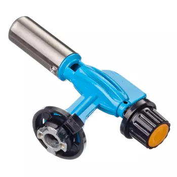 ЕРМАК Горелка газовая, пьезо, на цанговый баллон, сопло 16мм, 1,45кВт, 13,8х4,2х8,1см