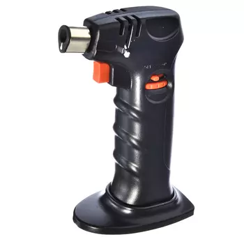 ЕРМАК Горелка газовая, пьезо, сопло 9 мм, 165 Вт, заправляемая, 9,5x3,6x15см