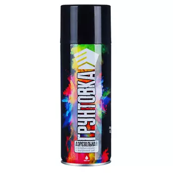 ЕРМАК Грунтовка аэрозоль 400мл, черная