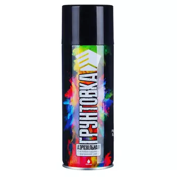 ЕРМАК Грунтовка аэрозоль 400мл, черная