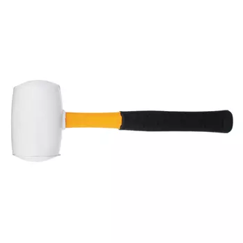 ЕРМАК Киянка, белая резина, фибергласовая обрезиненная рукоятка 680г