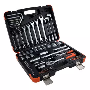 ЕРМАК Классик Набор профессионального инструмента, 91 предм. 1/4"+1/2" (047)