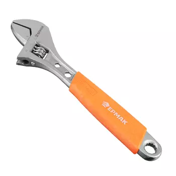 ЕРМАК Ключ разводной 200мм с обрезиненной ручкой