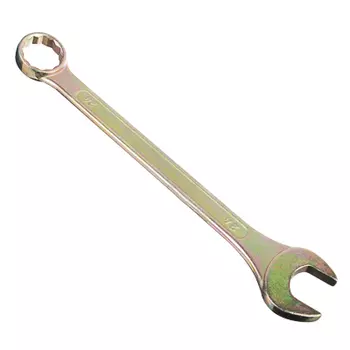 ЕРМАК Ключ рожково-накидной, 24мм, желтый цинк