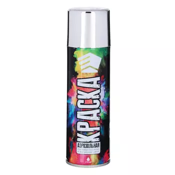 ЕРМАК Краска аэрозоль 210мл, хром (9004/CS)