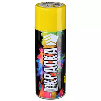 ЕРМАК Краска аэрозоль 400мл, ярко-желтая (9001/41)