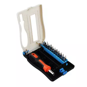 ЕРМАК Набор для точных работ с отверткой и насадками, 22пр., в кейсе