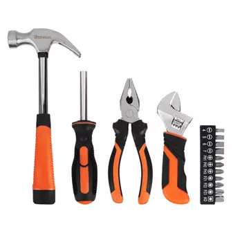 ЕРМАК Набор инструмента универсальный, 17 предметов