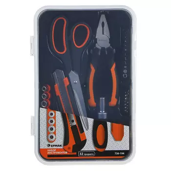 ЕРМАК Набор инструментов, 32 предмета