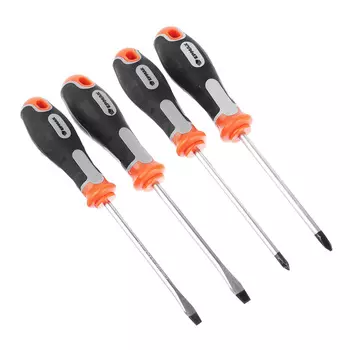 ЕРМАК Набор отверток 4 пр. 9988 (PH1,PH2x100; SL5,SL6x100)