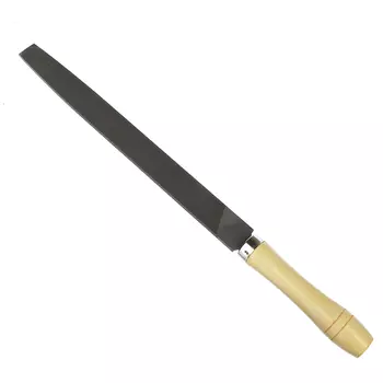 ЕРМАК Напильник с дерев.ручкой плоский 250мм