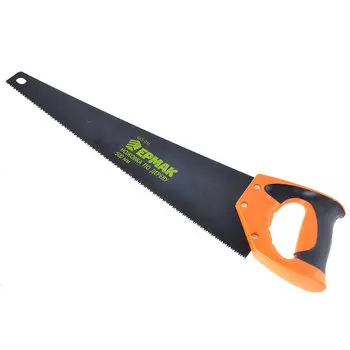 ЕРМАК Ножовка по дереву 10С, 500мм, с переменным зубом (Тефлон)