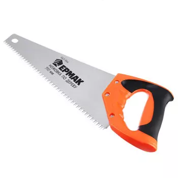 ЕРМАК Ножовка по дереву, 350мм, зуб 4мм. заточ.