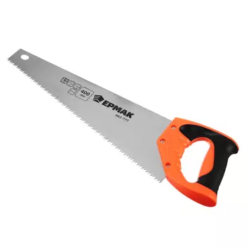ЕРМАК Ножовка по дереву, 400мм, зуб 5мм.
