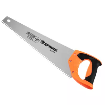 ЕРМАК Ножовка по дереву, 400мм, зуб 8мм.