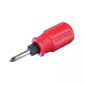 ЕРМАК Отвертка 2 в 1 красная 6*38