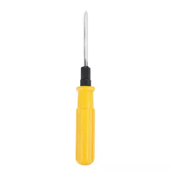 ЕРМАК Отвертка 2 в 1 желтая 5*65