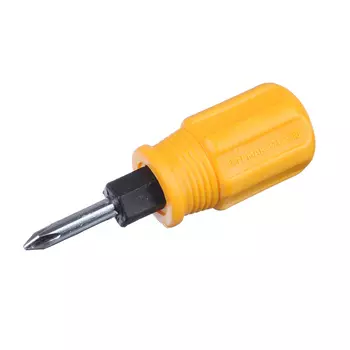ЕРМАК Отвертка 2 в 1 желтая 6*38