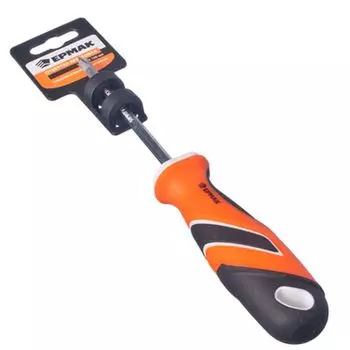 ЕРМАК Отвертка PH2 6х100мм (+), трехкомп. рукоятка