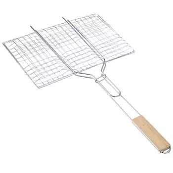 ЕРМАК Решетка-гриль универсальная, 60х34х23см, хромированная