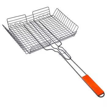 ЕРМАК Решетка-гриль универсальная, глубокая 62x(33х25х5см), с антипригарным покрытием