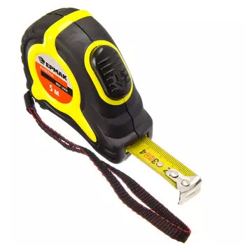 ЕРМАК Рулетка 5м, "Self Lock" двукомп. корпус