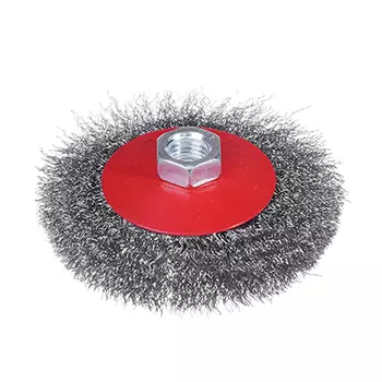 ЕРМАК Щетка металл. для УШМ 100мм/М14 (тарелка)