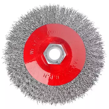 ЕРМАК Щетка металл. для УШМ 115мм/М14 (тарелка)